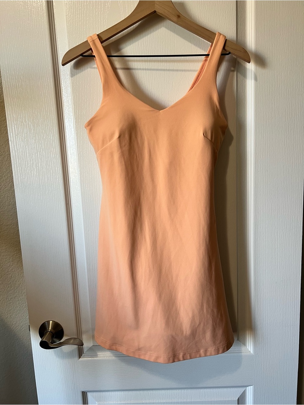 Lululemon x Peloton Align Dress in Peach Bellini Women’s 8